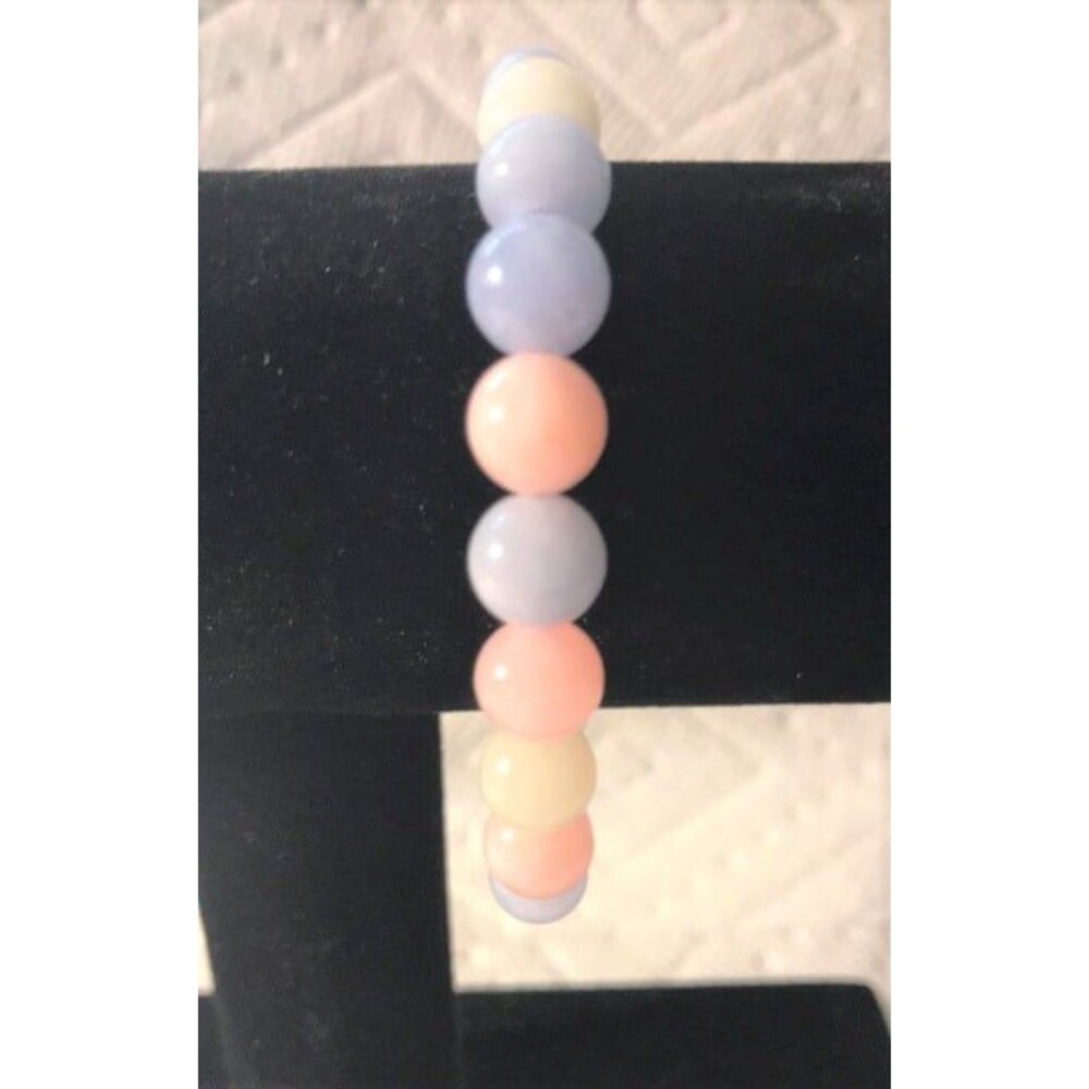 Cotton Candy Morganite Bracelet - 8mm